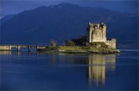 Castle in Loch