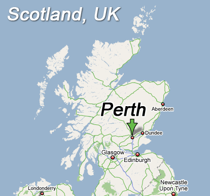 Map of Scotland